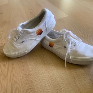Vans Canvas Shoes with Sunburst from Madewell, size 8
